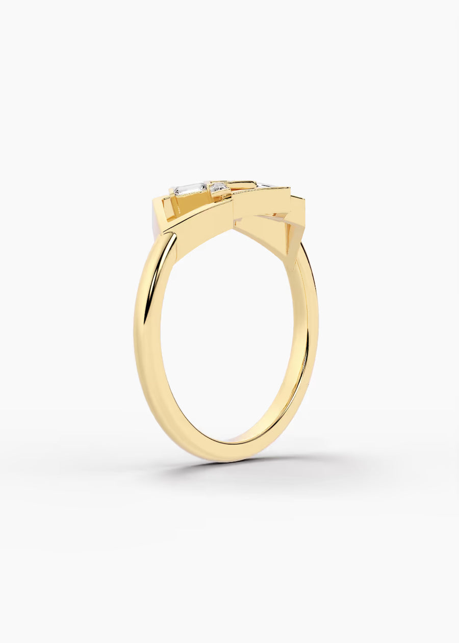 YG: The SHANNON — yellow gold view 2