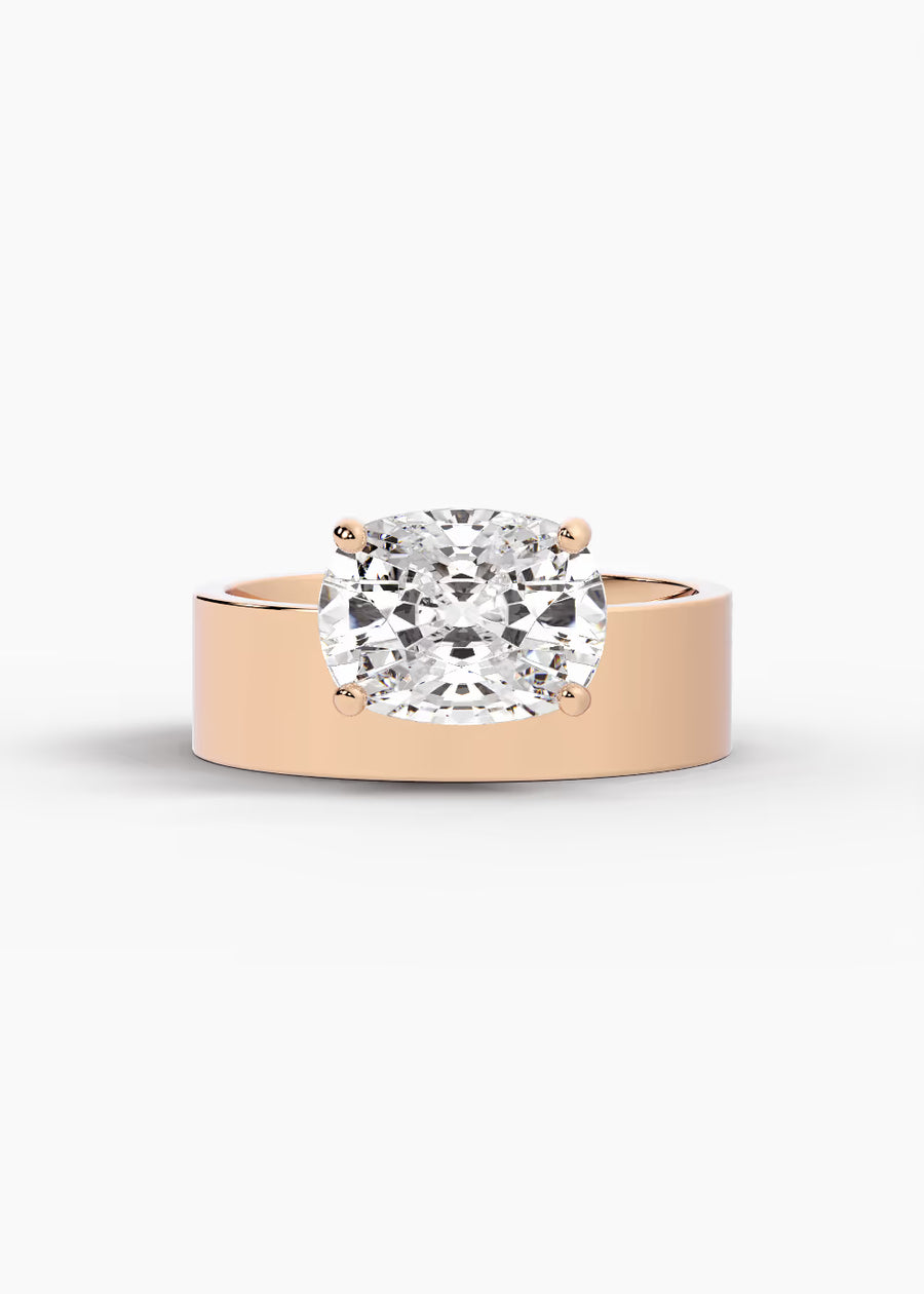 RG: The Shift · Elongated Cushion — rose gold view 1