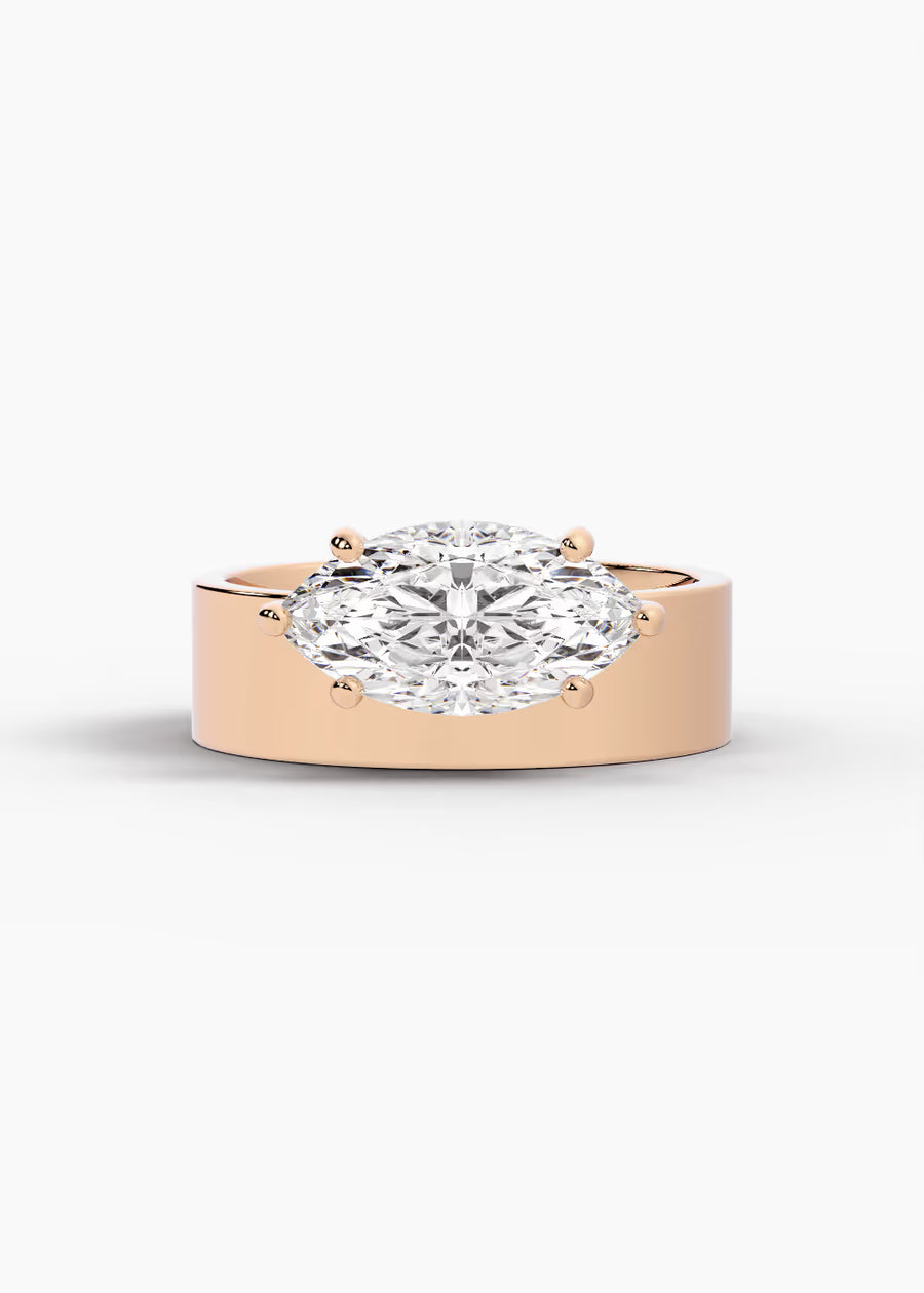 RG: The Shift · Marquise — rose gold view 1