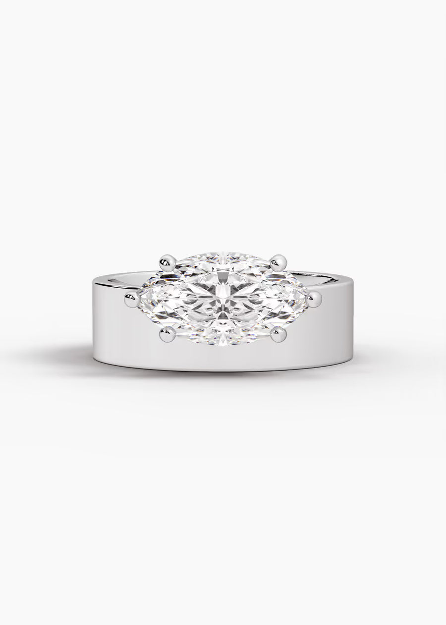 WG: The Shift · Marquise — white gold view 1