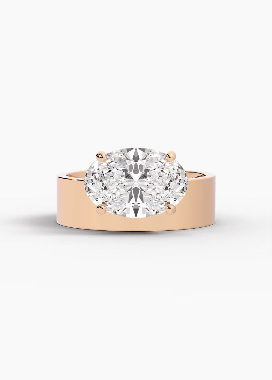 RG: The Shift · Oval — rose gold view 1