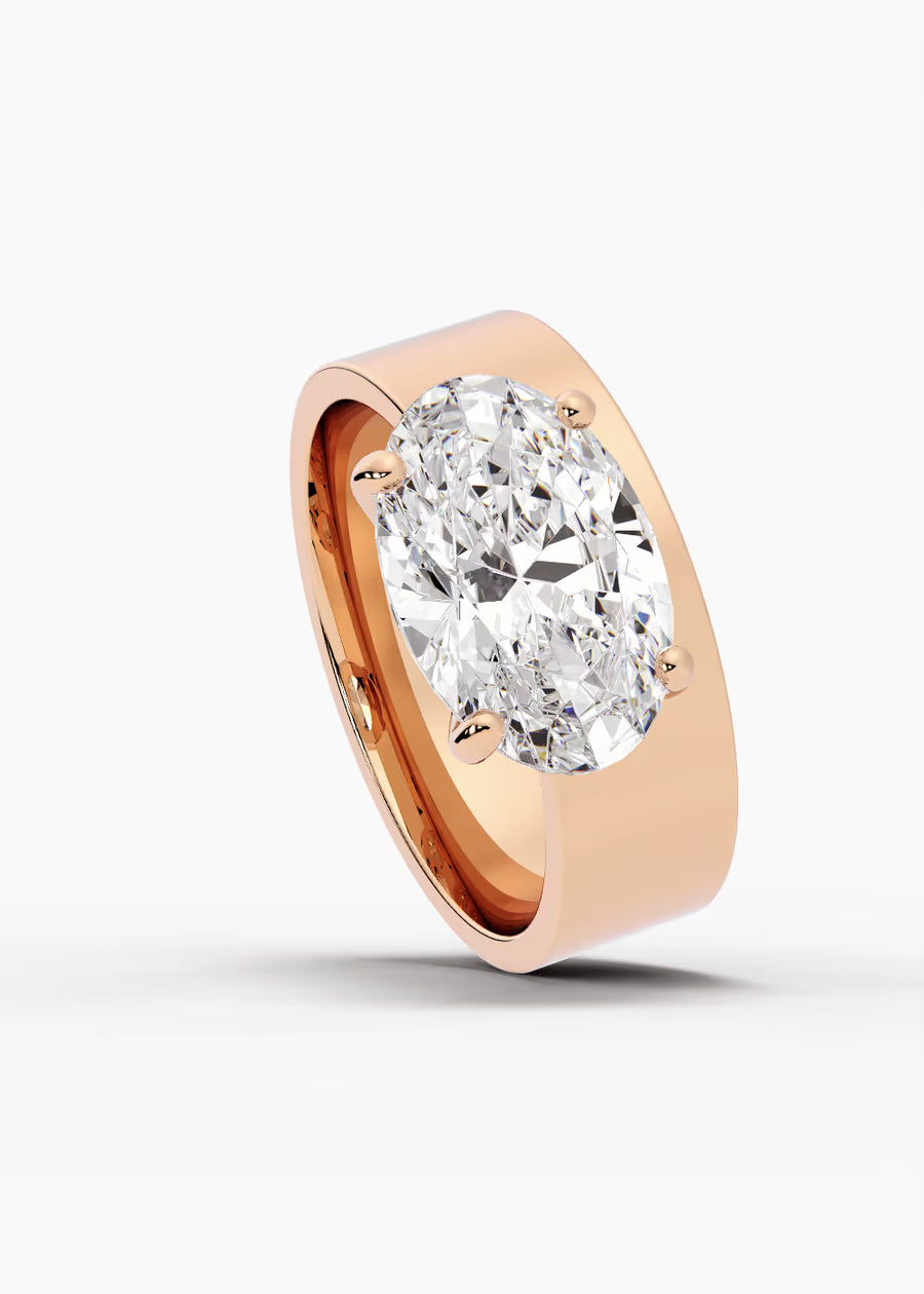 RG: The Shift · Oval — rose gold view 4