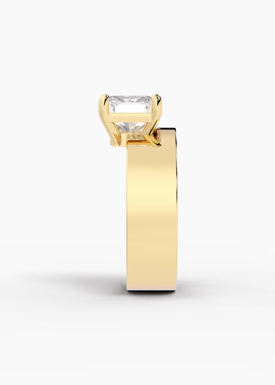 YG: The Shift · Radiant — yellow gold view 3