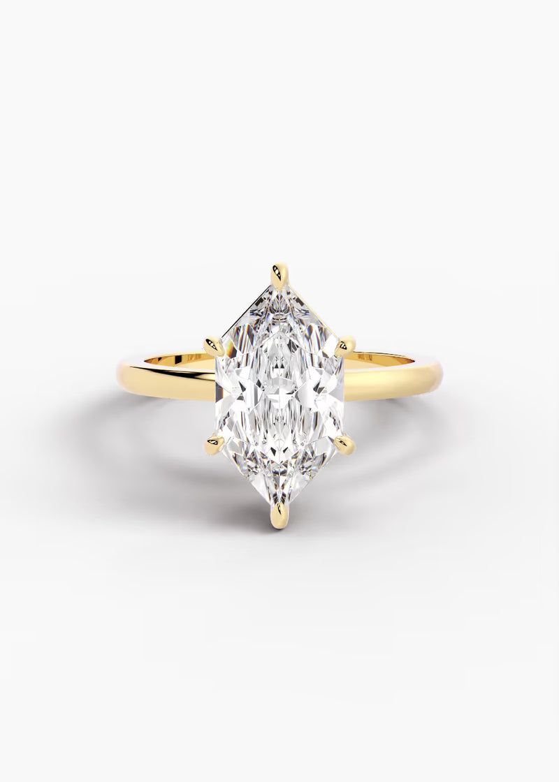 The Signature · Dutch Marquise Brilliant — YG