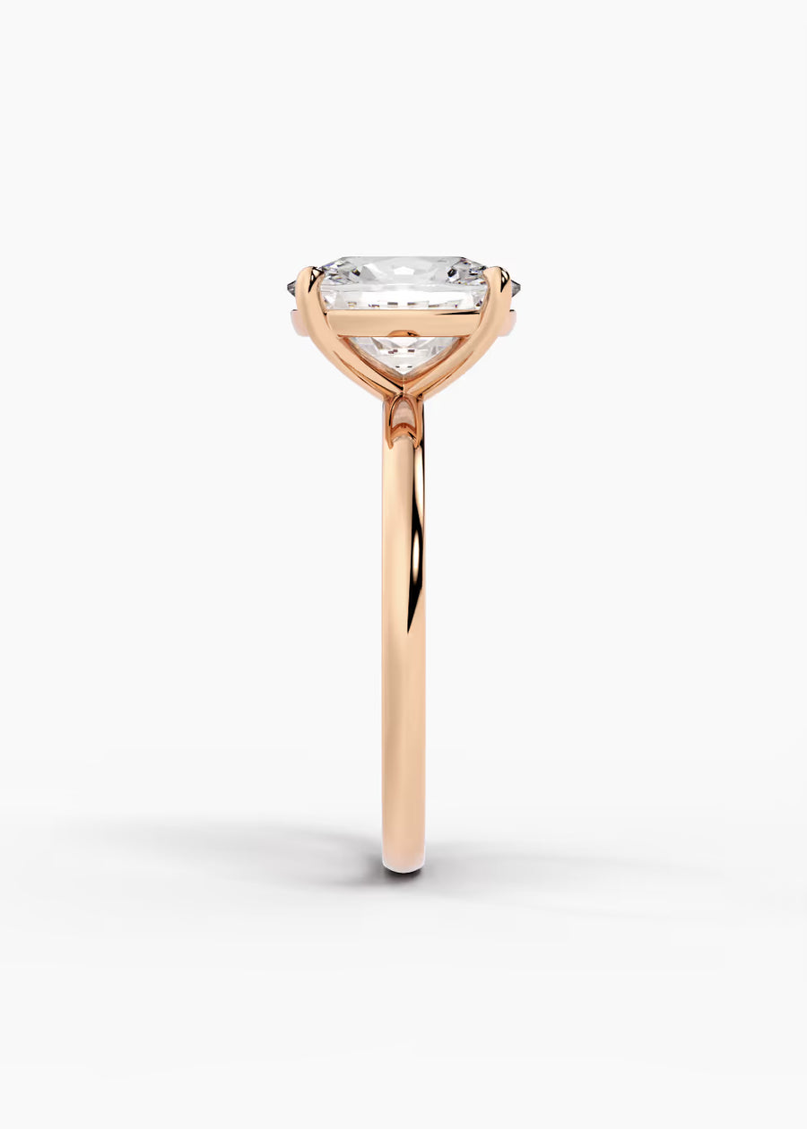 RG: The Signature · Elongated Cushion — rose gold view 3