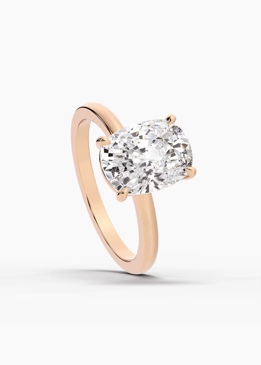 RG: The Signature · Elongated Cushion — rose gold view 4