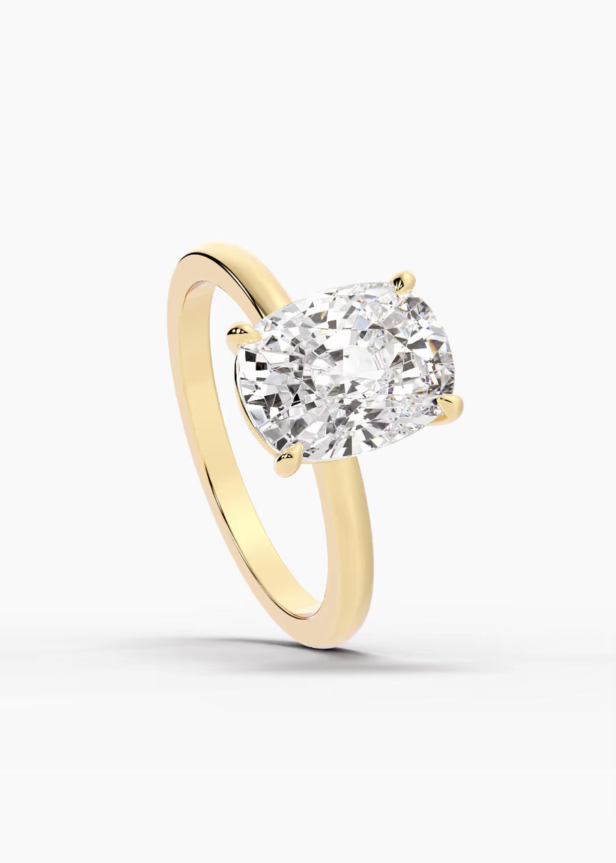 YG: The Signature · Elongated Cushion — yellow gold view 4