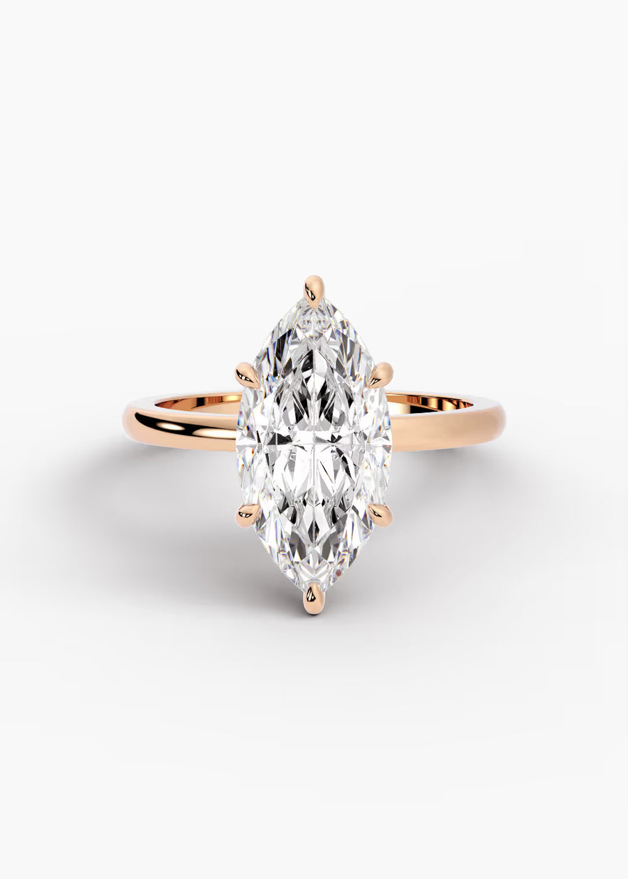 RG: The Signature · Marquise — rose gold view 1