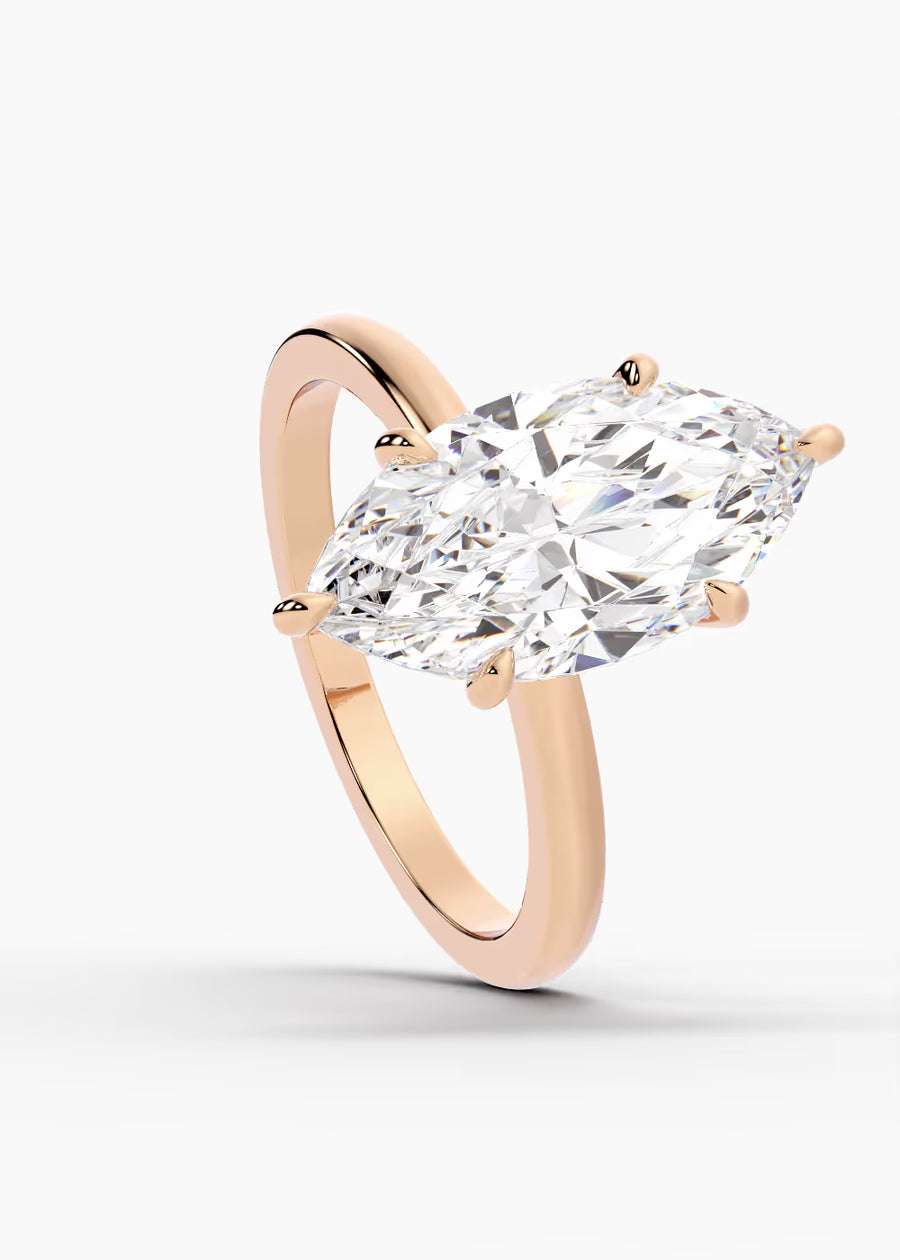 RG: The Signature · Marquise — rose gold view 4