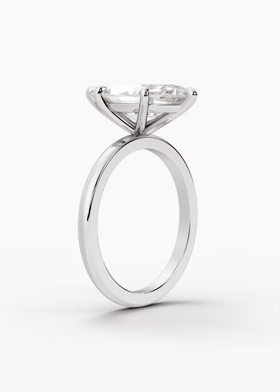WG: The Signature · Marquise — white gold view 2