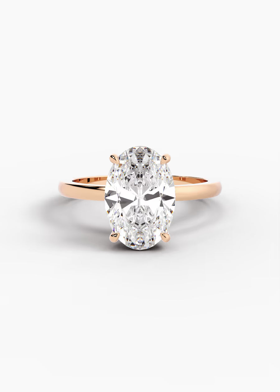 RG: The Signature · Oval — rose gold view 1