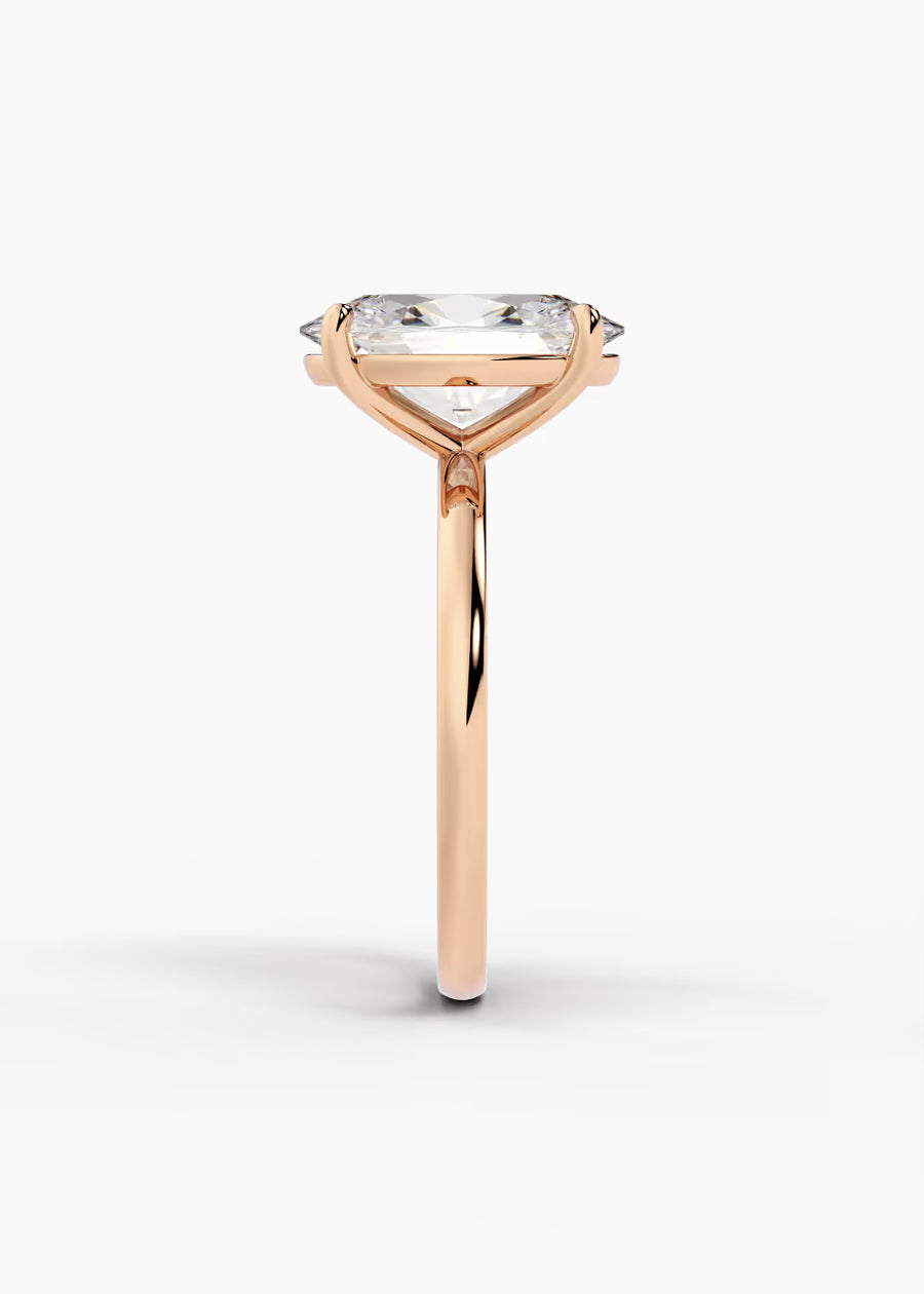 RG: The Signature · Oval — rose gold view 3
