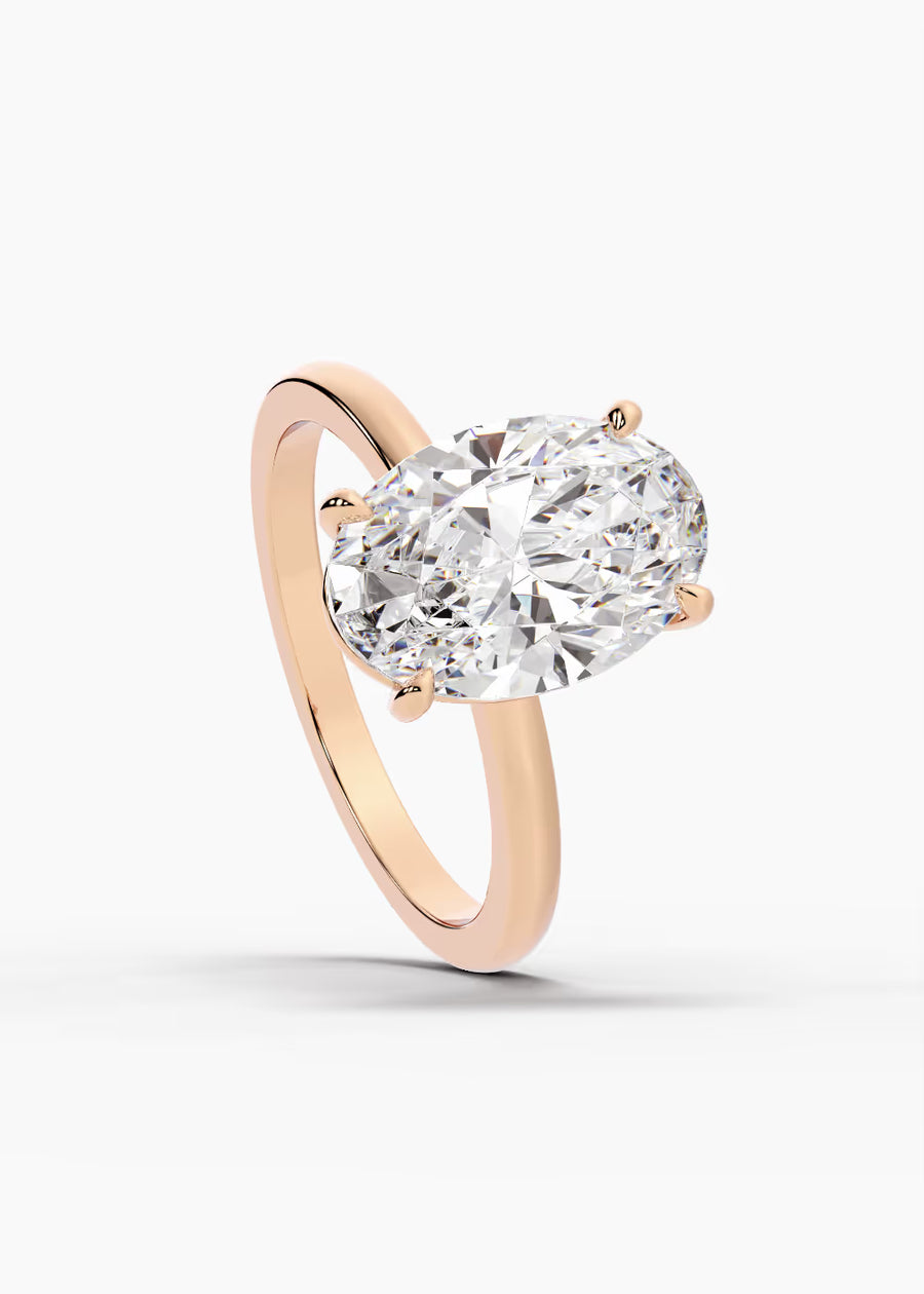 RG: The Signature · Oval — rose gold view 4