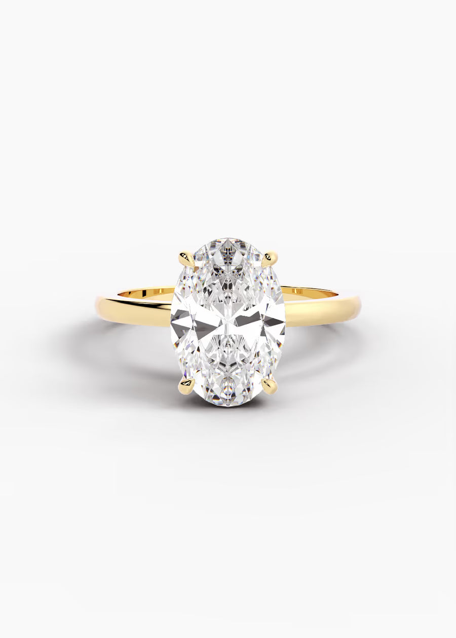 YG: The Signature · Oval — yellow gold view 1