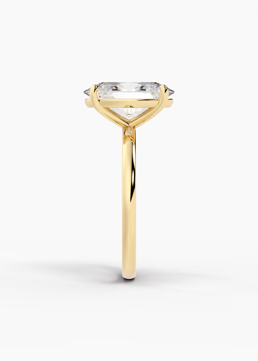 YG: The Signature · Oval — yellow gold view 3