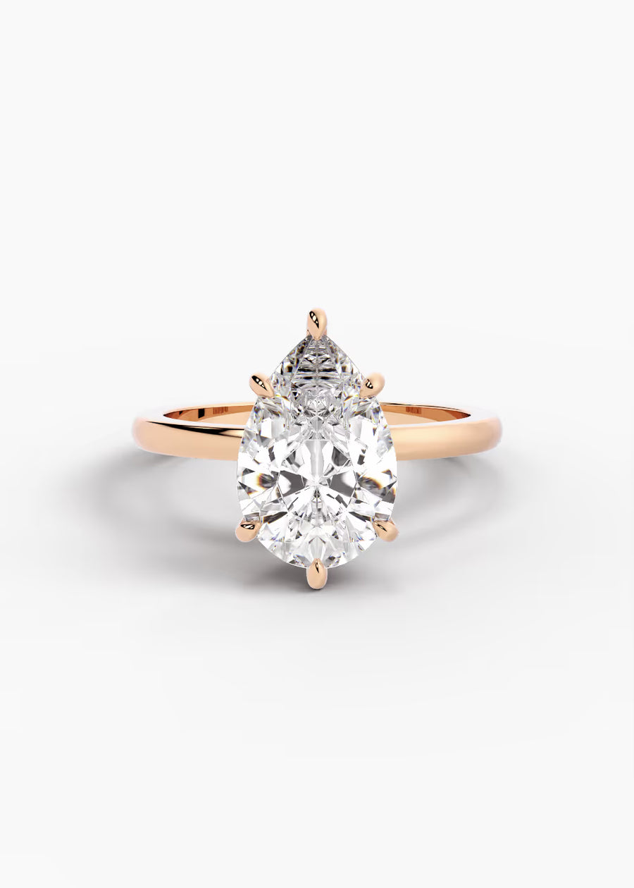 RG: The Signature · Pear — rose gold view 1