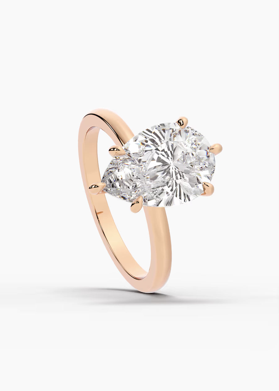 RG: The Signature · Pear — rose gold view 4