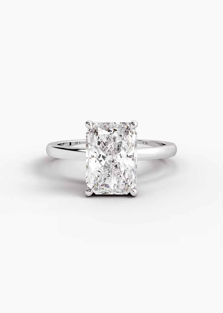 WG: The Signature · Radiant — white gold view 1