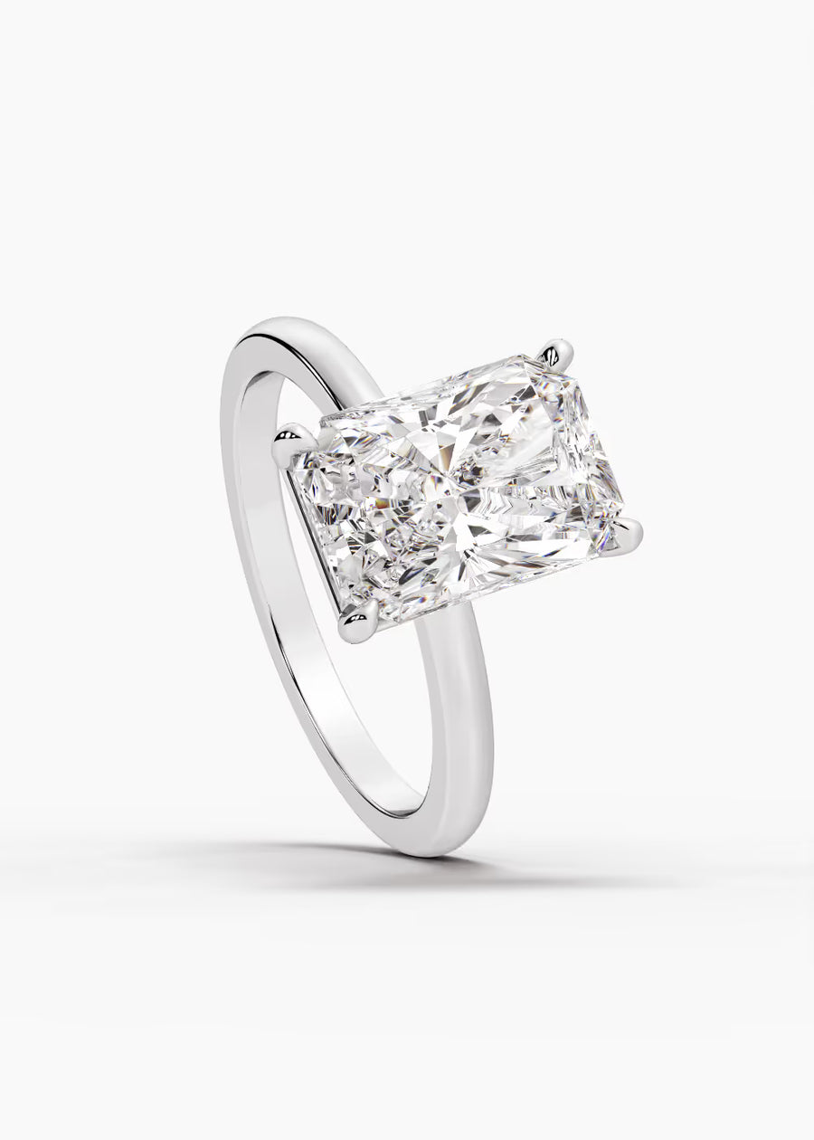 WG: The Signature · Radiant — white gold view 4