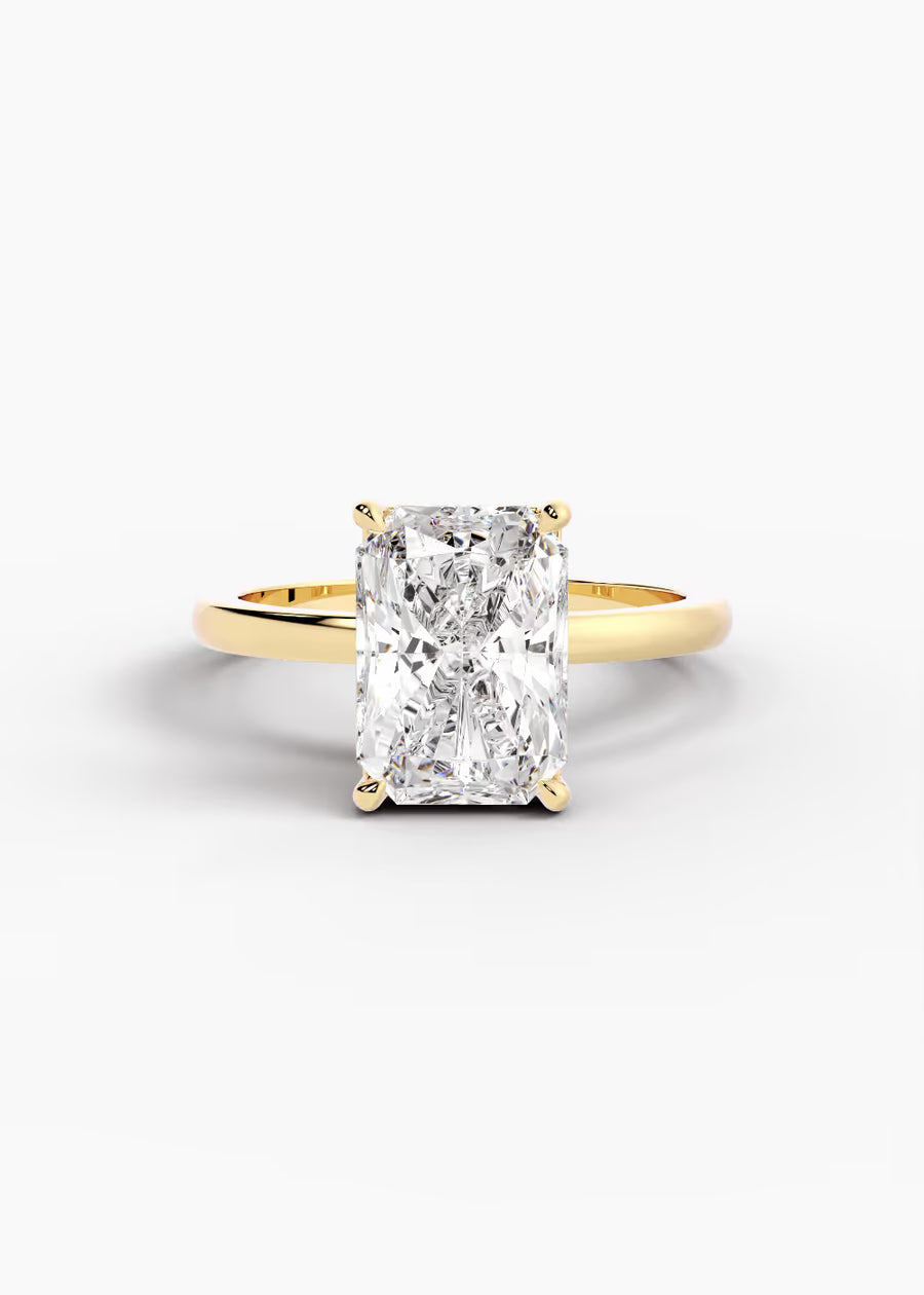 YG: The Signature · Radiant — yellow gold view 1