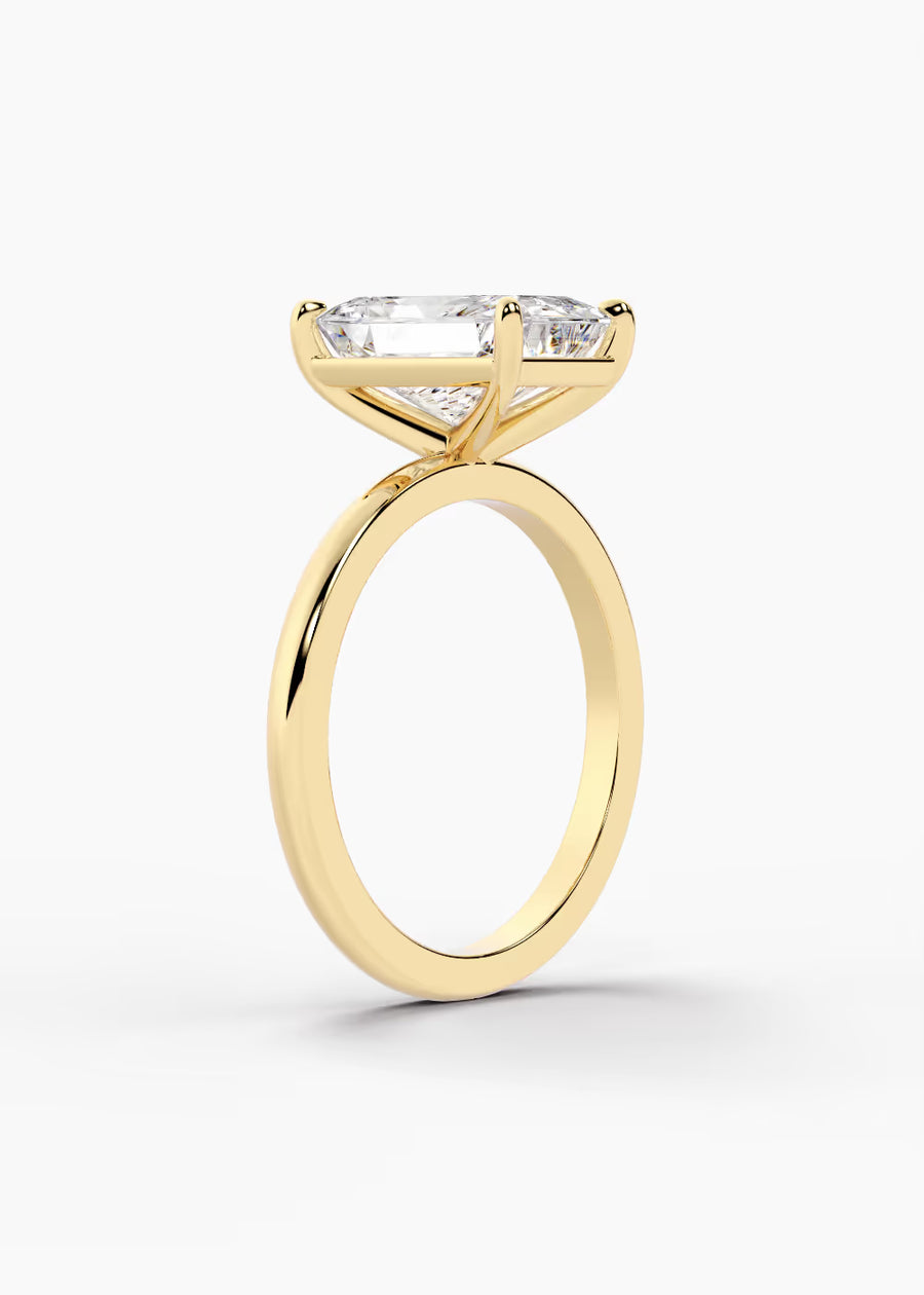 YG: The Signature · Radiant — yellow gold view 2