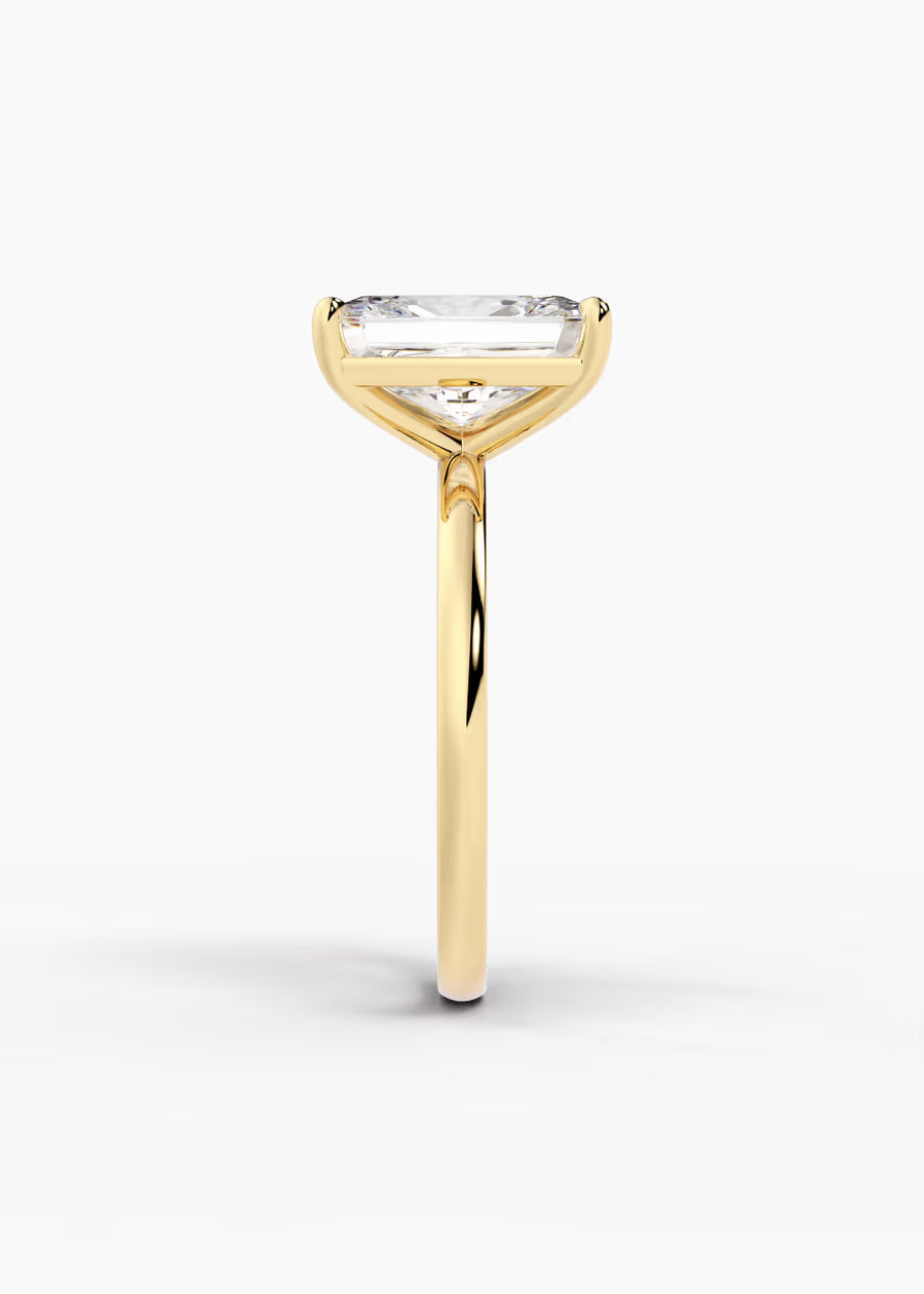 YG: The Signature · Radiant — yellow gold view 3