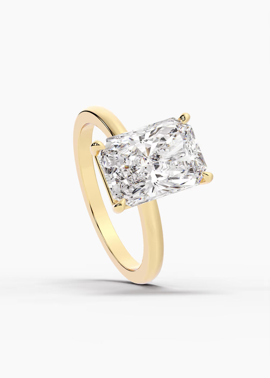 YG: The Signature · Radiant — yellow gold view 4