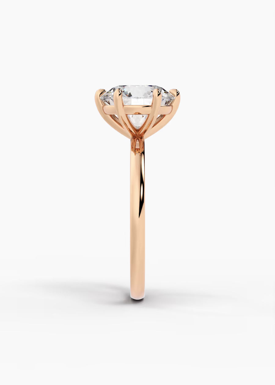 RG: The Signature · Round — rose gold view 3