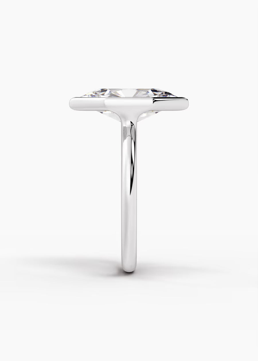 WG: The Silhouette · Dutch Marquise Brilliant — white gold view 3