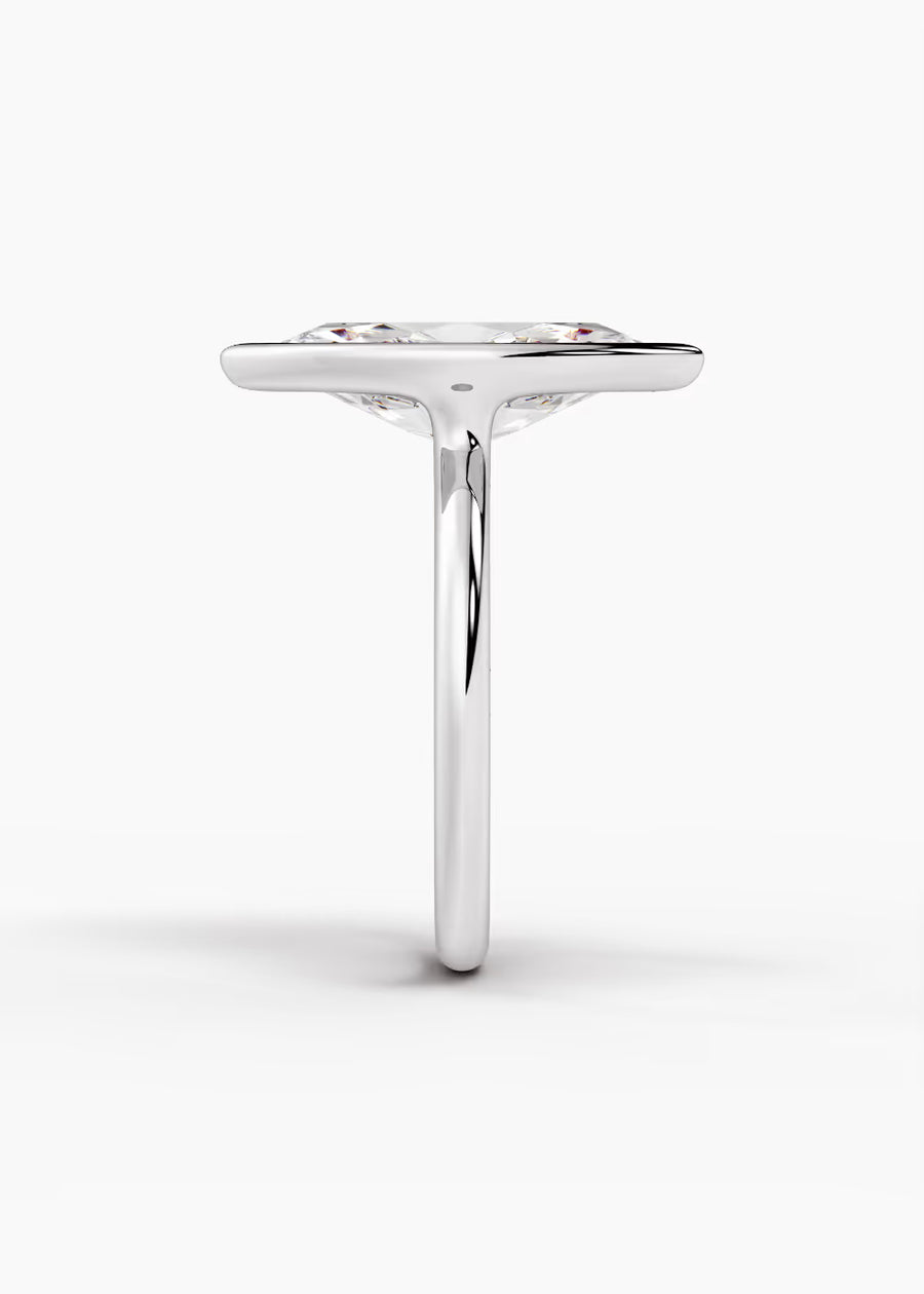 WG: The Silhouette · Marquise — white gold view 3