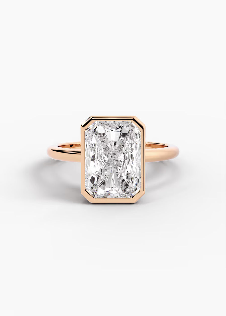 RG: The Silhouette · Radiant — rose gold view 1