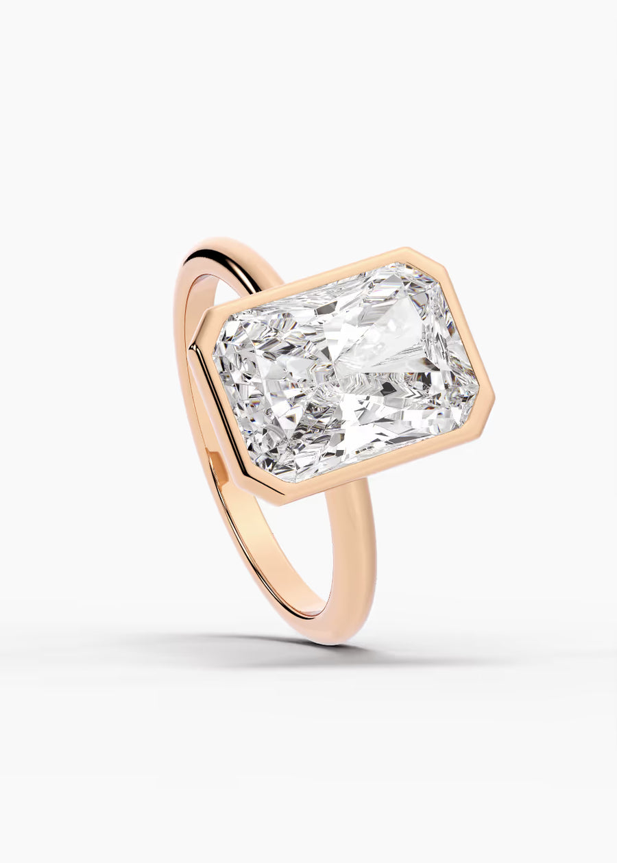 RG: The Silhouette · Radiant — rose gold view 4