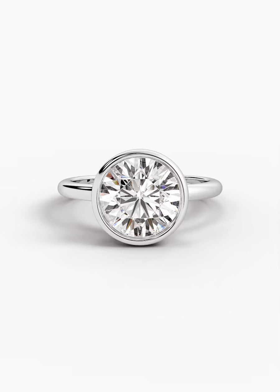 WG: The Silhouette · Round — white gold view 1