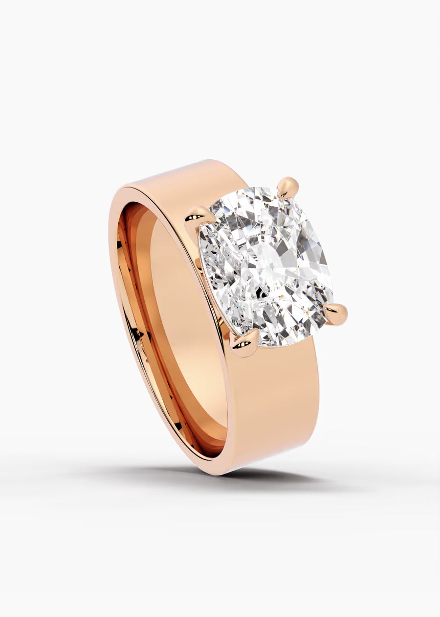 RG: The Vector · Elongated Cushion — rose gold view 4