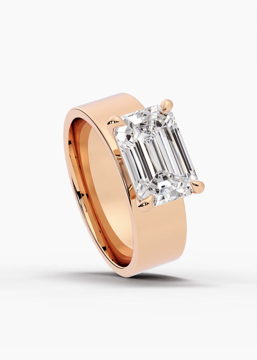 RG: The Vector · Emerald — rose gold view 4
