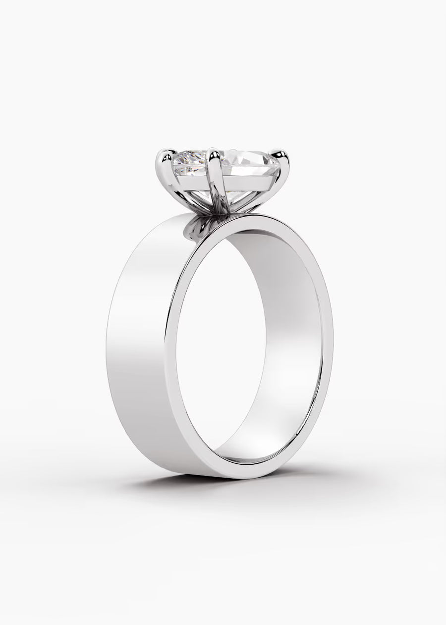 WG: The Vector · Marquise — white gold view 2