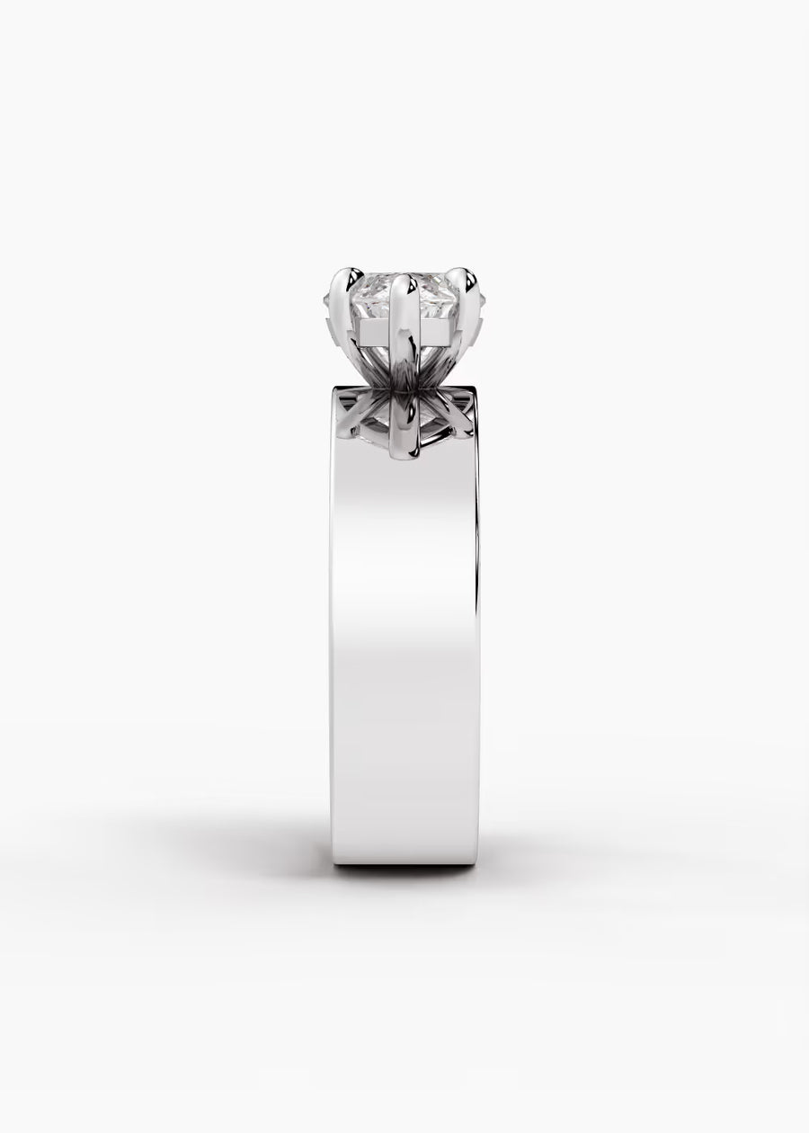WG: The Vector · Marquise — white gold view 3