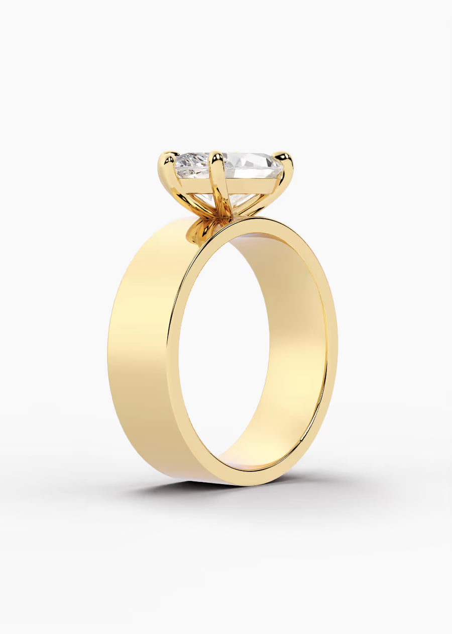 YG: The Vector · Marquise — yellow gold view 2