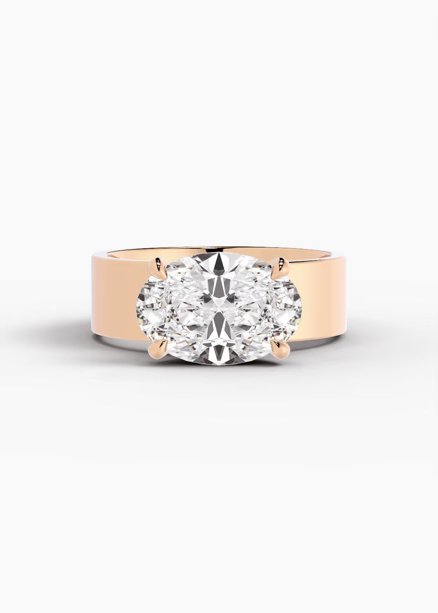 RG: The Vector · Oval — rose gold view 1