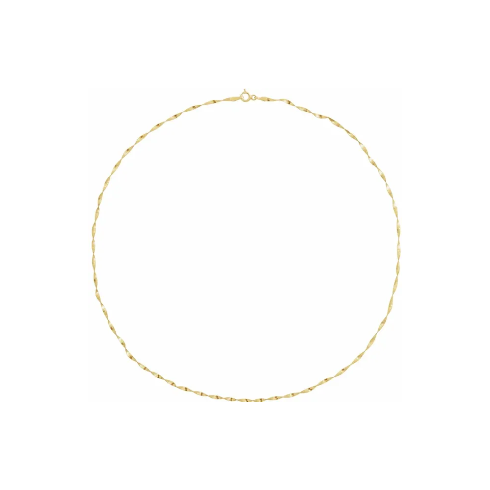 Twisted Herringbone Chain