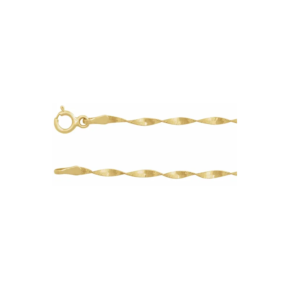 Twisted Herringbone Chain